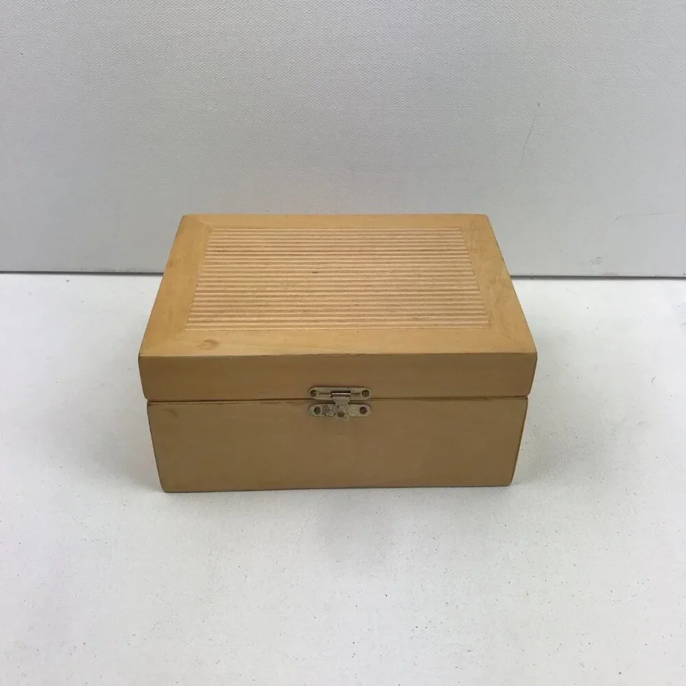 Wood Trinket Jewelry Box Latch Lock 5.75